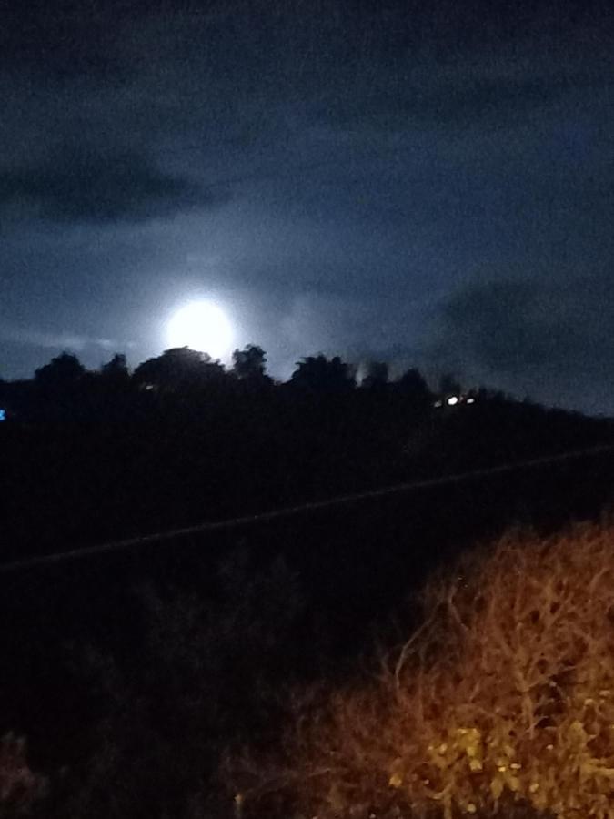 Chales Encantos De Cunha Azul Bagian luar foto