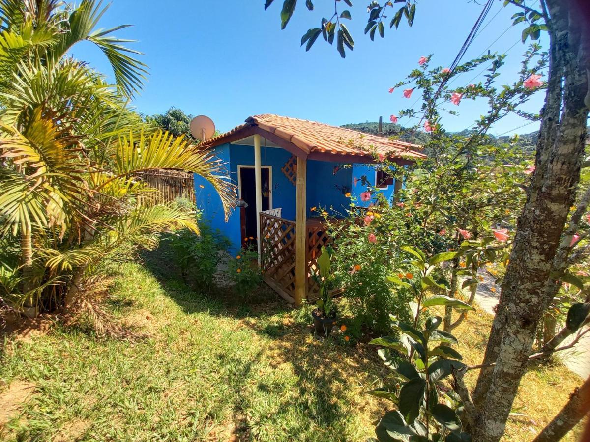 Chales Encantos De Cunha Azul Bagian luar foto