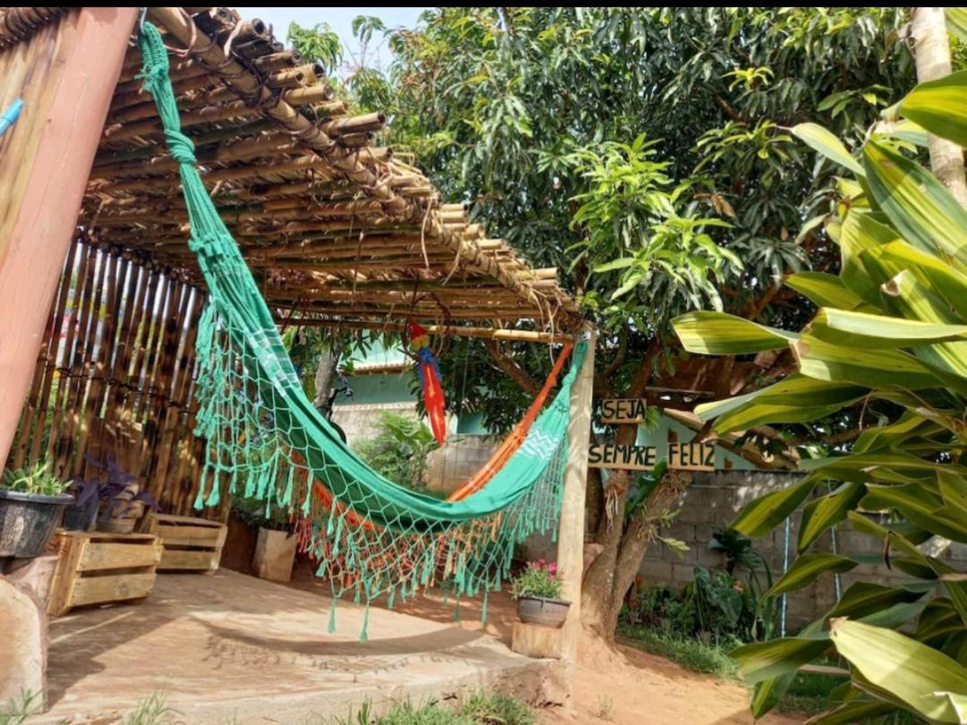 Chales Encantos De Cunha Azul Bagian luar foto